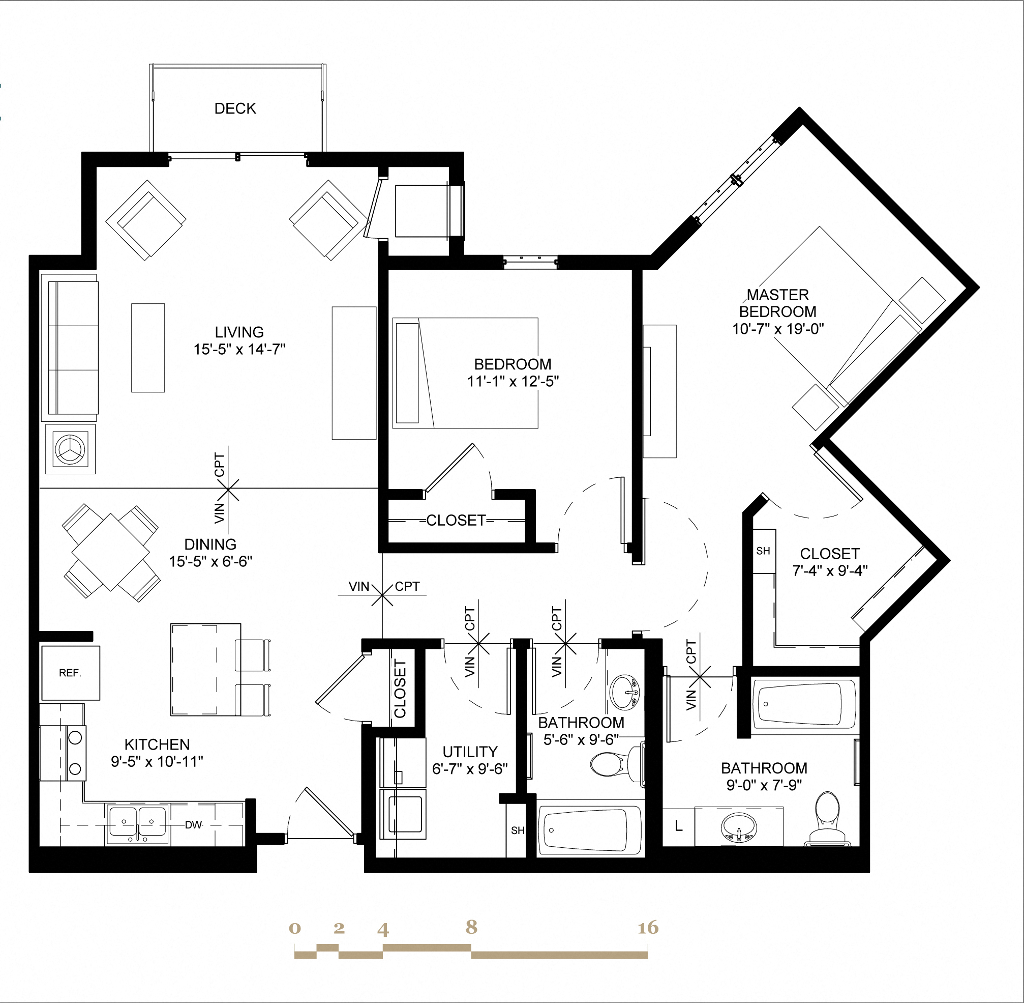 Village Commons Townhomes in Savage, MN McColl B3 Floorplan